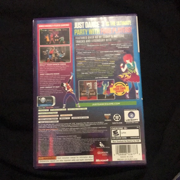 XBOX 360 Just Dance 3 Game - Picture 2 of 5